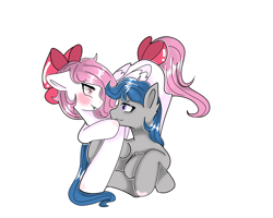 Size: 6000x4800 | Tagged: safe, oc, oc:bubble cloud, oc:zephyrpony, pegasus, pony, couple