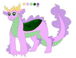 Size: 1348x1040 | Tagged: safe, artist:dr4m4-qu33n, oc, oc only, dragonling, hybrid, female, interspecies offspring, magical gay spawn, offspring, parent:spike, parent:thorax, parents:thoraxspike, simple background, transparent background