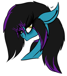 Size: 859x969 | Tagged: safe, artist:beamybutt, oc, oc only, earth pony, pony, bust, earth pony oc, eyelashes, female, mare, signature, simple background, solo, white background