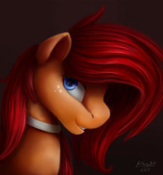 Size: 1280x1369 | Tagged: safe, artist:allforyouart, oc, oc only, oc:belle, pony, bust, female, portrait, profile, solo