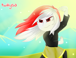 Size: 1700x1300 | Tagged: safe, artist:twiliysa, oc, oc only, oc:indonisty, equestria girls, g4, equestria girls-ified, female, indonesia, martial arts, nation ponies, pencak silat, solo