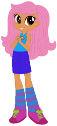 Size: 213x471 | Tagged: safe, artist:selenaede, artist:user15432, human, equestria girls, g4, my little pony equestria girls: legend of everfree, barely eqg related, base used, blue socks, bubble guppies, camp everfree logo, camp everfree outfits, camping outfit, clothes, crossover, equestria girls style, equestria girls-ified, molly (bubble guppies), nick jr., nickelodeon, pink shoes, shoes, sneakers, socks, solo, striped socks