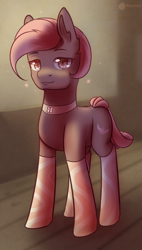 Size: 1080x1898 | Tagged: safe, artist:aterhut, oc, oc only, earth pony, pony, clothes, female, socks, solo