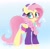Size: 2048x2026 | Tagged: safe, artist:tinykiru, fluttershy, pegasus, pony, fake it 'til you make it, g4, :o, alternate hairstyle, braid, cute, ear fluff, female, glasses, hat, heart eyes, high res, hipstershy, leg fluff, lineless, mare, open mouth, shyabetes, solo, wingding eyes