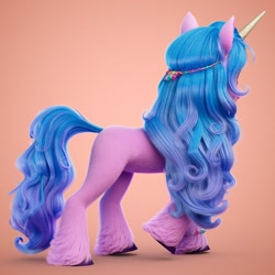 Size: 1080x1080 | Tagged: safe, artist:jonatancatalan, izzy moonbow, pony, unicorn, g5, my little pony: a new generation, female, horn, mare, solo