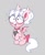 Size: 3035x3683 | Tagged: safe, artist:confetticakez, oc, oc only, oc:cream puff, bat pony, pony, bat pony oc, blushing, bow, gray background, high res, simple background, solo, tail, tail bow