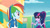 Size: 3410x1920 | Tagged: safe, screencap, rainbow dash, sci-twi, twilight sparkle, equestria girls, equestria girls specials, g4, my little pony equestria girls: better together, my little pony equestria girls: rollercoaster of friendship, bowtie, clothes, cutie mark, cutie mark on clothes, female, geode of super speed, geode of telekinesis, glasses, high res, hoodie, jewelry, magical geodes, necklace, ponytail, smiling