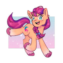 Size: 1000x1000 | Tagged: safe, artist:heliumcircus, sunny starscout, earth pony, pony, g5, my little pony: a new generation, spoiler:my little pony: a new generation, female, simple background, solo, transparent background