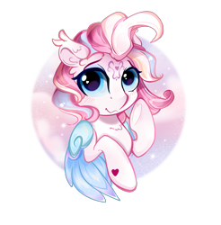 Size: 3365x3422 | Tagged: safe, artist:eris azure, star catcher, pegasus, pony, g3, blushing, cloud, colored wings, cute, female, g3betes, high res, shy, simple background, solo, transparent background, wings