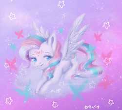 Size: 2200x2000 | Tagged: safe, artist:princesssparlene, star catcher, pegasus, pony, g3, female, high res, solo