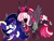 Size: 1476x1132 | Tagged: safe, artist:circuspaparazzi5678, artist:princess-kitsune-tsu, artist:senpai-breanna5678, oc, oc:maleficent, oc:nebula, oc:nebula the panda dragon, hybrid, pegasus, pony, armor, base edit collab, base used, dragon wings, ethereal mane, galaxy mane, horn, interspecies offspring, offspring, panda dragon, parent:lord tirek, parent:twilight sparkle, parents:twirek, wings