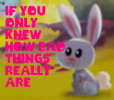 Size: 164x143 | Tagged: safe, screencap, angel bunny, rabbit, g5, my little pony: a new generation, spoiler:my little pony: a new generation, 3d, animal, if only you knew how bad things really are, male, meme, solo, spoiler
