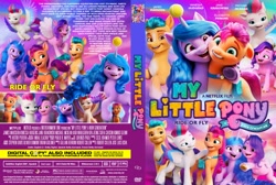 Size: 590x396 | Tagged: safe, hitch trailblazer, izzy moonbow, pipp petals, sunny starscout, zipp storm, earth pony, pegasus, pony, unicorn, g5, my little pony: a new generation, dvd cover, female, male, mane five, mare, stallion