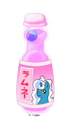 Size: 960x1638 | Tagged: safe, artist:lib-fluffymoss, oc, oc:fleurbelle, alicorn, pony, alicorn oc, bottle, bow, drink, hair bow, horn, ramune, simple background, solo, transparent background, wings