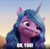 Size: 503x496 | Tagged: safe, edit, edited screencap, screencap, izzy moonbow, pony, unicorn, g5, my little pony: a new generation, spoiler:g5, 3d, caption, image macro, meme, oh you, ponified meme, solo, text