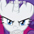 Size: 1136x1136 | Tagged: safe, edit, edited screencap, screencap, rarity, pony, unicorn, g4, racism, racisty, shitposting, solo