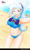 Size: 531x900 | Tagged: safe, alternate version, artist:clouddg, trixie, human, equestria girls, equestria girls specials, g4, my little pony equestria girls: better together, my little pony equestria girls: forgotten friendship, armpits, beach, beach babe, belly button, breasts, busty trixie, clothes, female, grin, human coloration, looking at you, midriff, multiple variants, one eye closed, peace sign, ponytail, selfie, smiling, solo, swimsuit, trixie's beach shorts swimsuit, wink