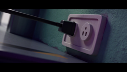 Size: 1920x1080 | Tagged: safe, screencap, g5, my little pony: a new generation, 3d, electrical outlet, nema receptacle, no pony, plug