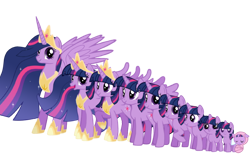 Size: 872x546 | Tagged: safe, artist:soft_angel, twilight sparkle, alicorn, pony, unicorn, the last problem, 5-year-old, age progression, baby, baby pony, babylight sparkle, comparison chart, crown, cutie mark, diaper, ethereal mane, female, filly, filly twilight sparkle, hoof shoes, jewelry, mare, multeity, older, older twilight, peytral, princess twilight 2.0, regalia, simple background, sparkle sparkle sparkle, spread wings, starry mane, teenager, transparent background, twilight sparkle (alicorn), unicorn twilight, wings, younger