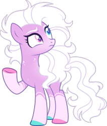 Size: 1987x2330 | Tagged: safe, artist:kurosawakuro, oc, oc only, earth pony, pony, base used, female, heterochromia, mare, offspring, parent:fuchsia frost, parent:loganberry, simple background, solo, transparent background