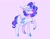 Size: 1024x793 | Tagged: safe, artist:swirlseypop, rarity, pony, unicorn, g4, blushing, bow, colored hooves, ear piercing, earring, female, floppy ears, horn, horn ring, jewelry, leonine tail, lidded eyes, looking at you, mare, piercing, raised hoof, raised tail, ring, solo, tail, tail bow