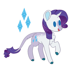 Size: 1920x1800 | Tagged: safe, artist:teal-quil, rarity, pony, g4, alternate design, simple background, solo, transparent background
