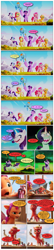 Size: 868x4038 | Tagged: safe, artist:dziadek1990, edit, edited screencap, screencap, applejack, fluttershy, hitch trailblazer, pinkie pie, rainbow dash, rarity, sprout cloverleaf, sunny starscout, twilight sparkle, earth pony, pony, g5, my little pony: a new generation, spoiler:my little pony: a new generation, 3d, colt, colt hitch trailblazer, colt sprout cloverleaf, comic, conversation, dialogue, dungeons and dragons, evil, evil rarity, female, filly, filly sunny starscout, imagination, male, mane six, mare, mood whiplash, out of character, pen and paper rpg, roleplaying, rpg, screencap comic, sproutity, tabletop game, text, younger