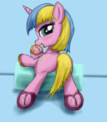 Size: 3500x4000 | Tagged: safe, artist:littlenaughtypony, oc, oc only, oc:constant time, pony, unicorn, blushing, fetish, frog (hoof), hoof fetish, horseshoes, looking at you, looking back, smiling, underhoof, whiskers