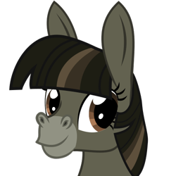 Size: 500x500 | Tagged: safe, artist:the smiling pony, twilight sparkle, donkey, g4, .svg available, cute, donkified, looking at you, simple background, smiling, solo, species swap, svg, transparent background, vector