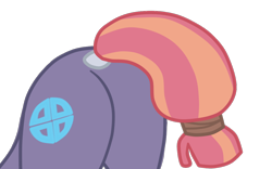 Size: 1194x747 | Tagged: safe, artist:gmaplay, sun cross, earth pony, pony, campfire tales, g4, season 7, butt, butt only, plot, simple background, solo, transparent background