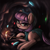 Size: 3000x3000 | Tagged: safe, artist:t72b, maud pie, earth pony, pony, g4, boulder buns, candle, cave, clothes, cute, dress, female, gem, geologist, geology, glowing, high res, looking at you, lying down, mare, maudabetes, mine, prone, rock hammer, smiling, solo, stone, when she smiles