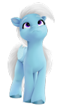 Size: 636x1053 | Tagged: safe, artist:feather_bloom, oc, oc only, oc:feather bloom(fb), oc:feather_bloom, pegasus, pony, g5, my little pony: a new generation, spoiler:my little pony: a new generation, cute, female, looking up, mare, ocbetes, pegasus oc, simple background, solo, transparent background, weapons-grade cute
