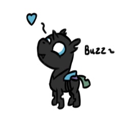 Size: 1000x1000 | Tagged: safe, artist:symphonydawn3, oc, oc only, oc:[unidentified], changeling, pony, baby, baby pony, changeling oc, colt, foal, heart, looking up, male, onomatopoeia, simple background, white background, younger