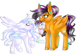 Size: 1203x895 | Tagged: safe, artist:fantisai, oc, oc only, pegasus, pony, baby, baby pony, blushing, colored wings, ear piercing, female, holiday, hoof polish, mare, mouth hold, pegasus oc, piercing, raised hoof, simple background, transparent background, two toned wings, wings