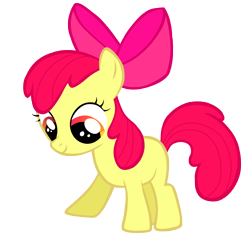 Size: 7000x6843 | Tagged: safe, artist:tardifice, apple bloom, earth pony, pony, g4, female, filly, simple background, solo, transparent background, vector