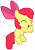 Size: 5795x8192 | Tagged: safe, artist:thatguy1945, apple bloom, earth pony, pony, g4, absurd resolution, female, filly, simple background, solo, transparent background, vector