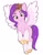 Size: 901x1149 | Tagged: safe, artist:fizzy-dog, pipp petals, pegasus, pony, g5, my little pony: a new generation, adorapipp, cute, simple background, smiling, solo, white background