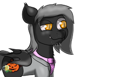 Size: 1680x1050 | Tagged: safe, artist:tranzmuteproductions, oc, oc only, oc:tranzmute, bat pony, pony, bat pony oc, bat wings, male, necktie, simple background, smiling, smirk, solo, stallion, transparent background, wings