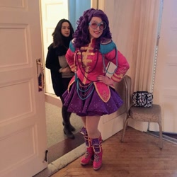 Size: 1024x1024 | Tagged: safe, artist:mieucosplay, rarity, human, equestria girls, equestria girls series, friendship through the ages, g4, ancient wonderbolts uniform, clothes, cosplay, costume, hand on hip, irl, irl human, photo, ponycon 2016, ponycon nyc, sgt. rarity