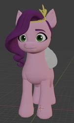 Size: 431x713 | Tagged: safe, editor:mirayinaa, pipp petals, pegasus, pony, g5, my little pony: a new generation, spoiler:my little pony: a new generation, 3d, 3d model, blender, female, mare