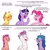 Size: 1200x1200 | Tagged: safe, artist:velgarn, applejack, izzy moonbow, pinkie pie, sunny starscout, twilight sparkle, zipp storm, alicorn, earth pony, pegasus, pony, unicorn, g4, g5, my little pony: a new generation, my little pony: the movie, spoiler:my little pony: a new generation, argument, argument in the comments, braid, caption, cowboy hat, debate in the comments, derp, discussion in the comments, duckery in the description, female, g5 drama, hat, lmao, lol, mane six, mare, narration, op is a duck, princess, scene interpretation, silly, silly face, silly pony, simple background, text, twilight sparkle (alicorn), verbose, white background