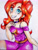 Size: 2124x2822 | Tagged: safe, artist:nolyanimeid, sunset shimmer, equestria girls, equestria girls specials, g4, my little pony equestria girls: better together, my little pony equestria girls: spring breakdown, clothes, female, high res, human coloration, looking at you, off shoulder, smiling, smiling at you, solo, traditional art