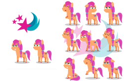 Size: 7768x5082 | Tagged: safe, artist:estories, sunny starscout, earth pony, pony, g5, my little pony: a new generation, spoiler:my little pony: a new generation, eyes closed, open mouth, pointy ponies, simple background, transparent background