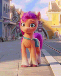 Size: 480x600 | Tagged: safe, screencap, sunny starscout, earth pony, pony, g5, my little pony: a new generation, spoiler:my little pony: a new generation, 3d, animated, cute, ear flick, female, gif, i watch it for the ears, mare, maretime bay, sunnybetes