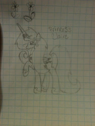 Size: 1536x2048 | Tagged: safe, artist:zombietator, oc, oc only, oc:claire, alicorn, pony, alicorn oc, female, graph paper, hoof shoes, horn, lineart, mare, traditional art, wings