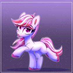 Size: 3000x3000 | Tagged: safe, artist:splashofsweet, sugar moonlight, earth pony, pony, g5, my little pony: a new generation, spoiler:my little pony: a new generation, :p, colored hooves, female, high res, mare, solo, tongue out
