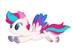 Size: 4000x2800 | Tagged: safe, artist:ponkus, zipp storm, pegasus, pony, g4, g5, my little pony: a new generation, female, flying, g5 to g4, mare, simple background, solo, transparent background, unshorn fetlocks