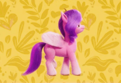 Size: 516x357 | Tagged: safe, screencap, pipp petals, pegasus, pony, g5, my little pony: a new generation, spoiler:my little pony: a new generation, 3d, adorapipp, animated, cropped, cute, female, fit right in (g5), gif, mare, solo, walk cycle, walking