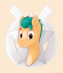 Size: 3681x4246 | Tagged: safe, artist:kviksi, hitch trailblazer, earth pony, pony, g5, my little pony: a new generation, looking at you, male, simple background, solo, stallion