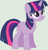 Size: 348x363 | Tagged: safe, artist:jadeharmony, artist:selenaede, twilight sparkle, pony, unicorn, g4, base used, female, gray background, mare, simple background, solo, unicorn twilight